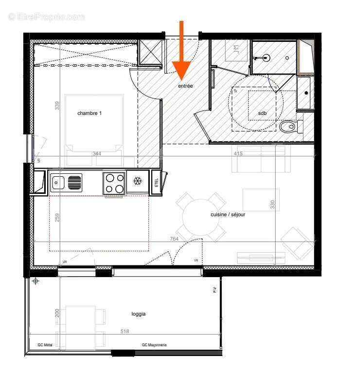 Appartement à MARSEILLE-15E