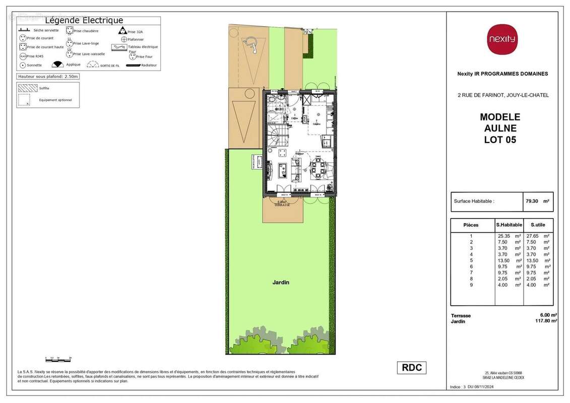 Maison à JOUY-LE-CHATEL