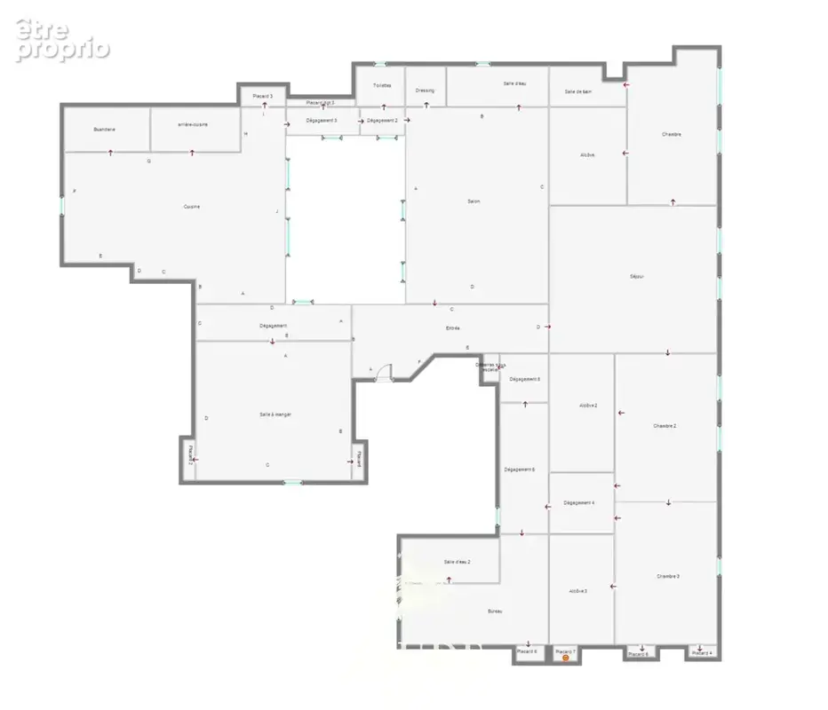 Appartement de caractère de 207 m2 en dernier étage avec vues dégagées   Plateau Central, Clermont-Ferrand - photo 15