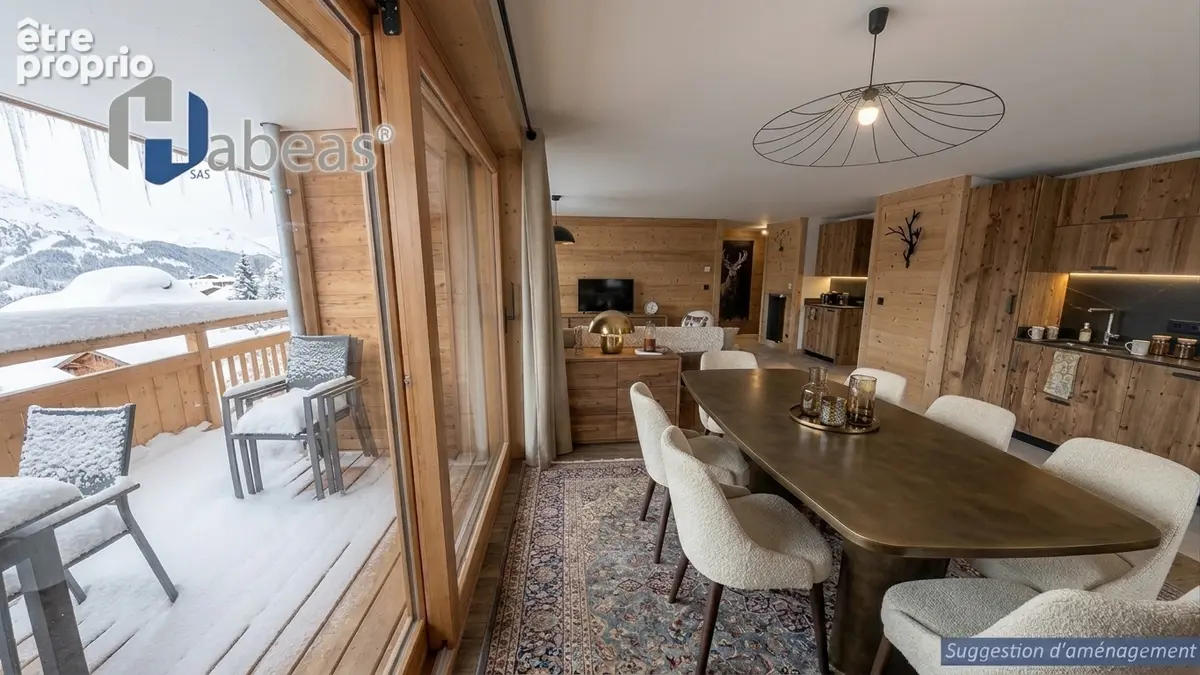 Appartement T4 de 82,10m² en RDC avec grande terrasse de 31 m² , 2 parkings et une cave à Montriond - photo 1