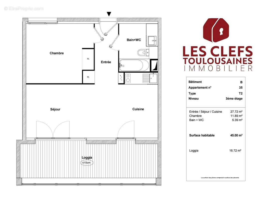 Appartement à TOULOUSE