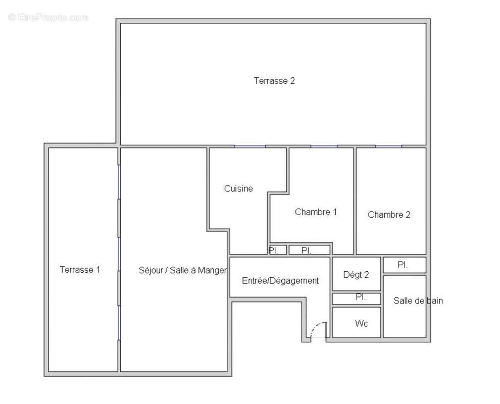 Appartement à PARIS-20E