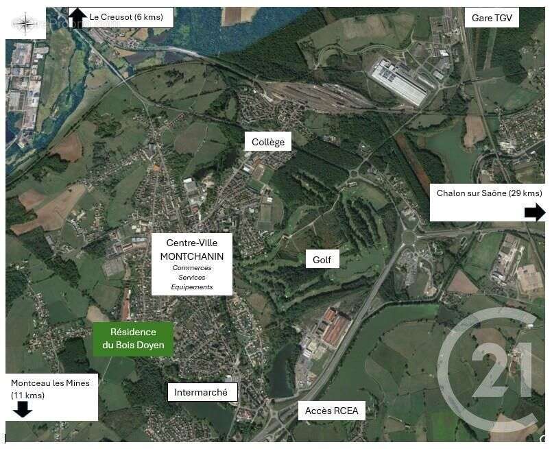 Appartement à MONTCHANIN