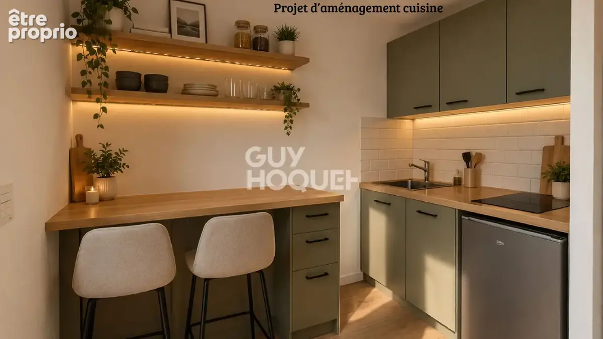 Appartement Talence 1 pièce(s) 21,88m² - photo 4