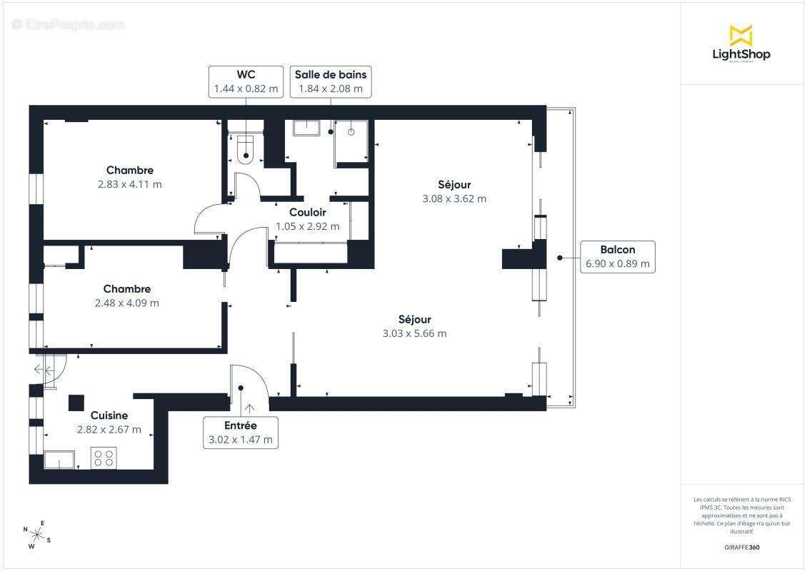 Appartement 4 pièces 78m² avec terrasse spacieuse - Place Saint-Germain des Longs Prés, Boulogne-Billancourt - photo 13