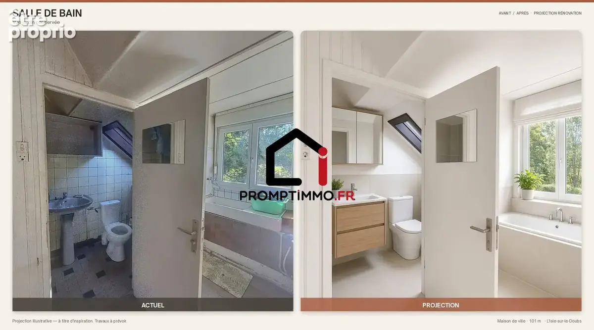Maison 4 pièces 110 m² à vendre à L'isle-Sur-Le-Doubs (25250) - photo 7