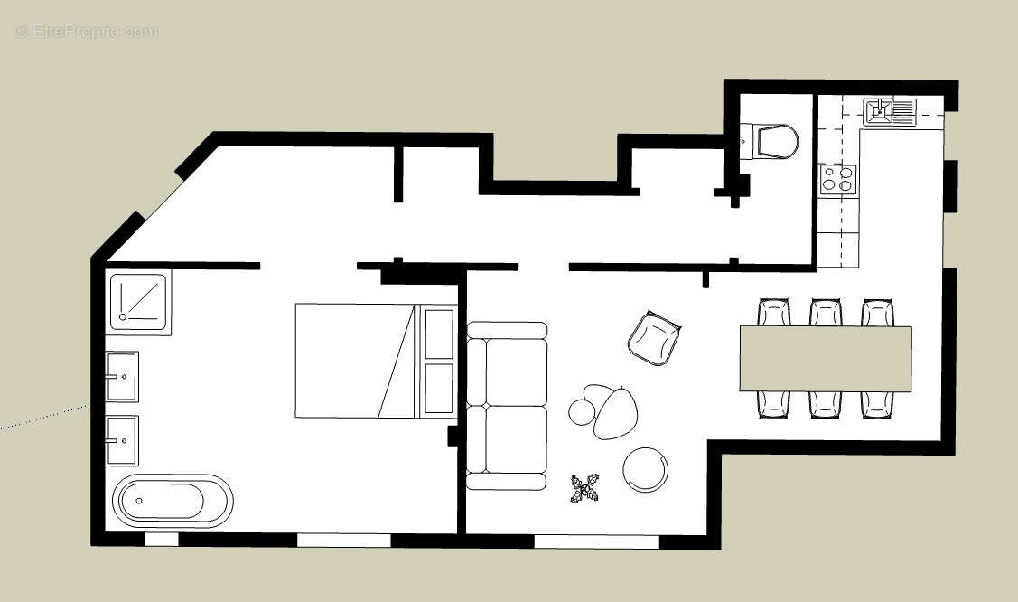 Appartement à PARIS-17E