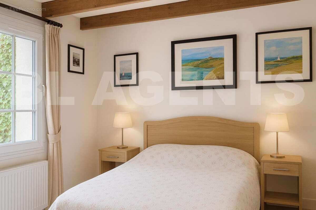 chambre corrigée - Maison à BOSQUENTIN