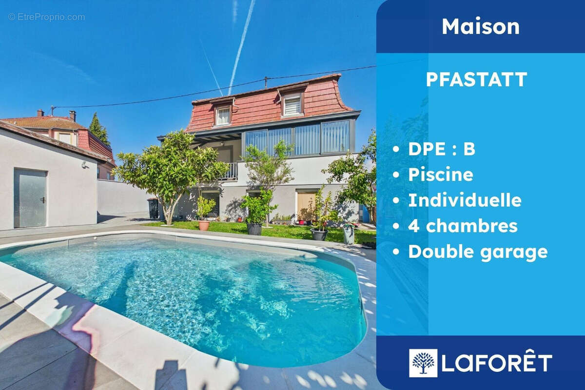 Maison Pfastatt 6 pièces 120m² avec 4 chambres et piscine - photo 2