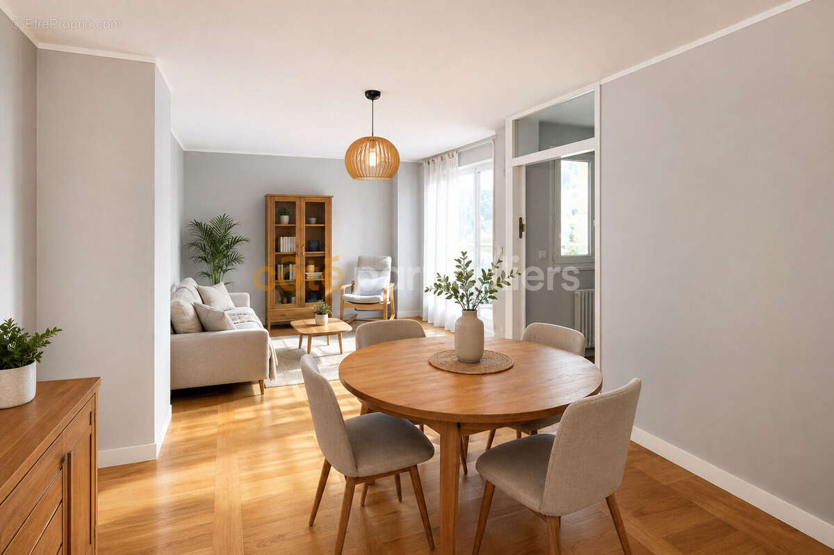 La roche-sur-yon -- rivoli -- appartement t4 -- 3 chambres -- 79 m2 -- loggia -- parking -- cave - photo 2