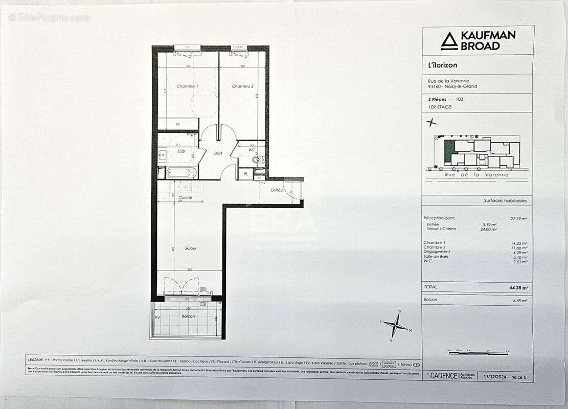 Appartement à NOISY-LE-GRAND
