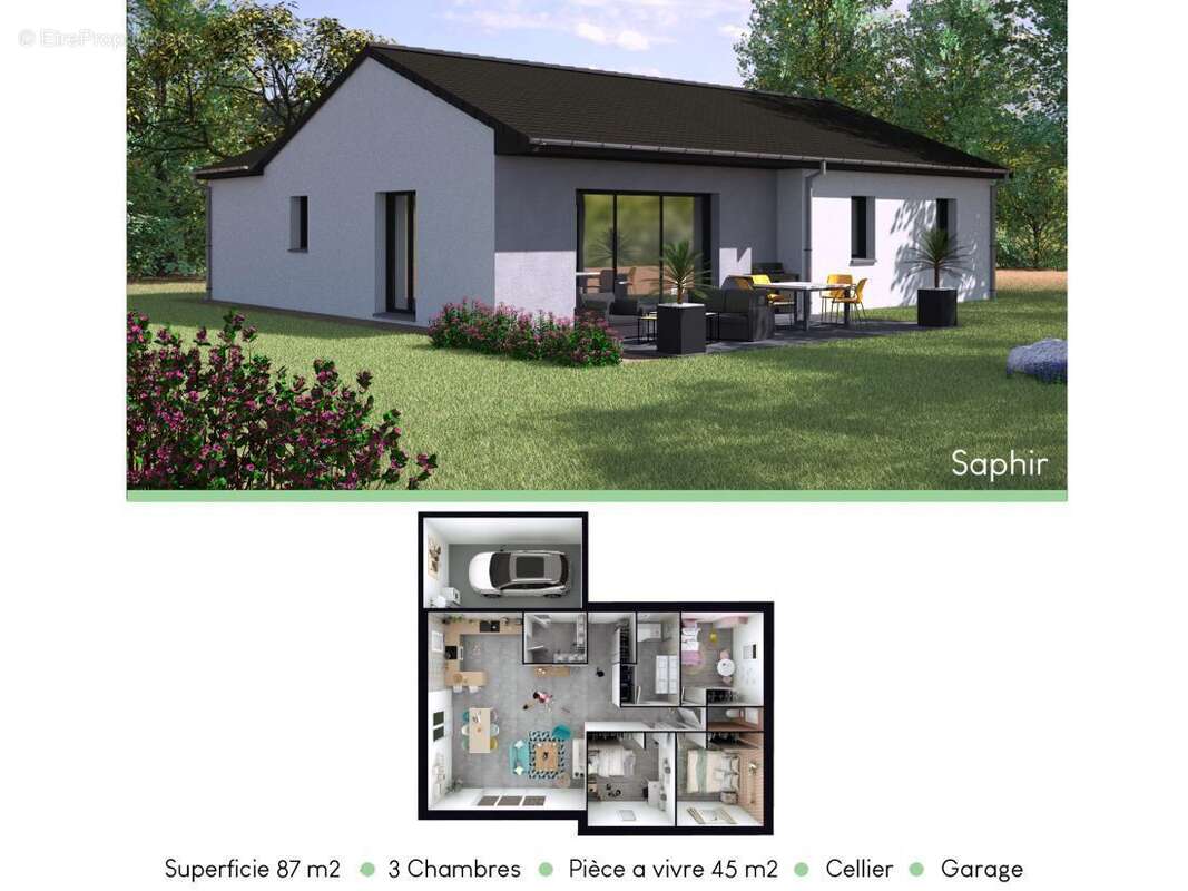 Terrain à NAUCELLES