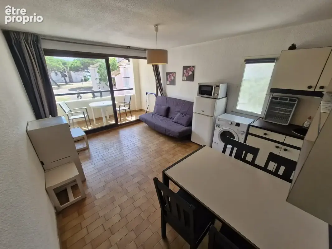 Appartement 28 m² à Le Barcares  - photo 6