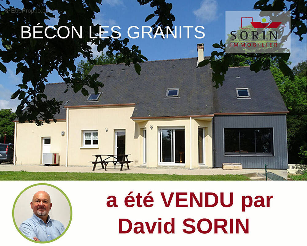 Maison à BECON-LES-GRANITS