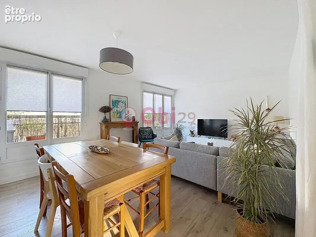 Appartement T2 traversant de 55 m² avec balcon – Dernier étage – Quimper Kerfeunteun - photo 3