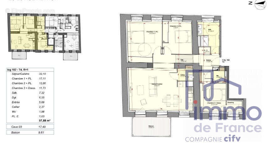 Appartement à SAINT-ETIENNE