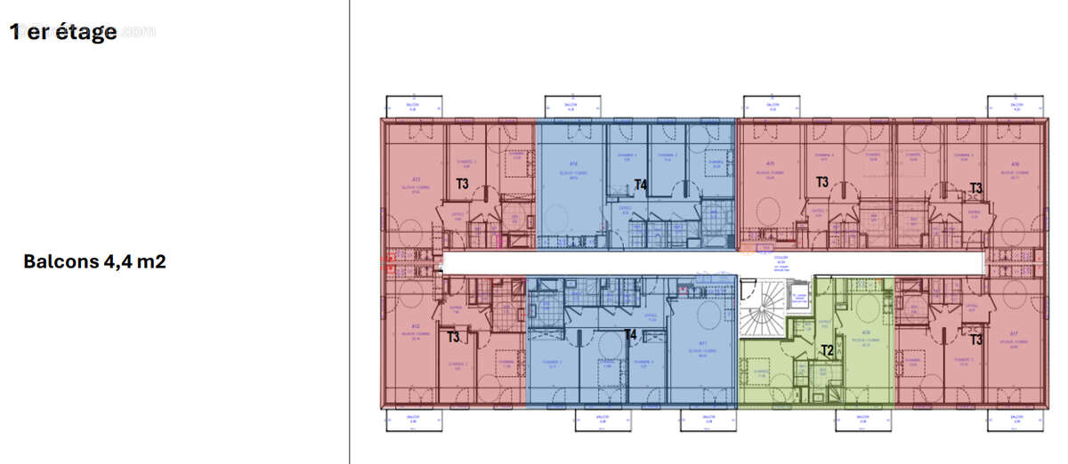 Appartement 3 chambres, 2 balcons 2 salles de bains parking Douai - photo 9