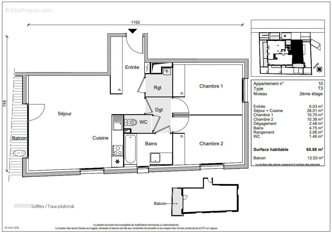 Appartement à TOULOUSE