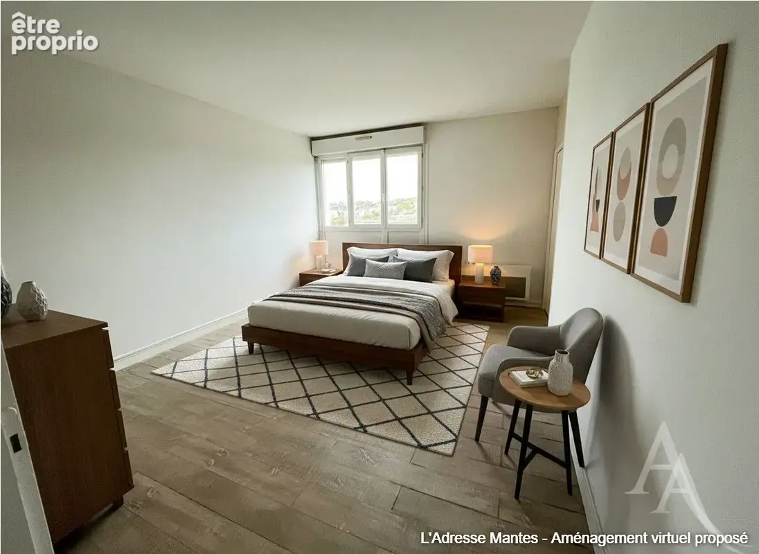 Appartement F4 à Mantes La Ville de 72.25m² avec  garage, cave, séchoir - photo 6