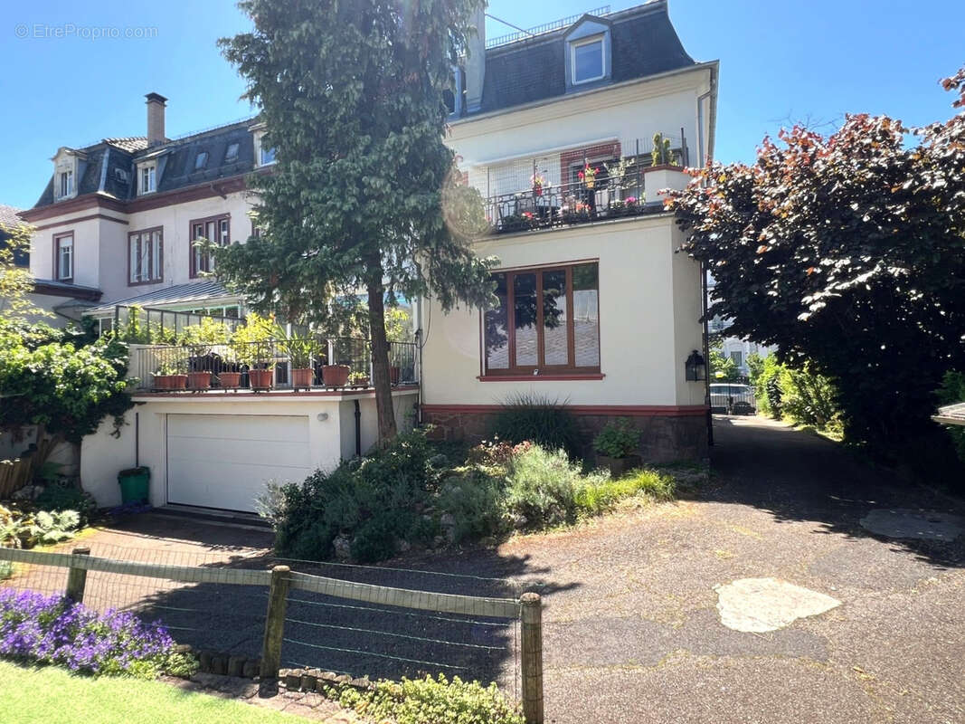 Mulhouse Bas Rebberg Maison bourgeoise de 1910 385 m2 sur 4 étages 12 pièces 9 chambres  3 salles de bain, sur - photo 3