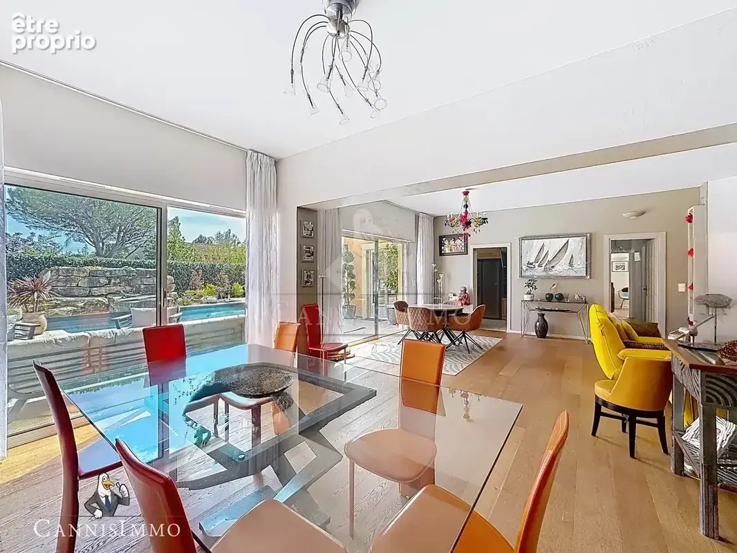 Saint cezaire residentiel  propriete plain-pied 7 pieces 203m2+2500m2 terrain plat+piscine pool house expo sud - photo 7
