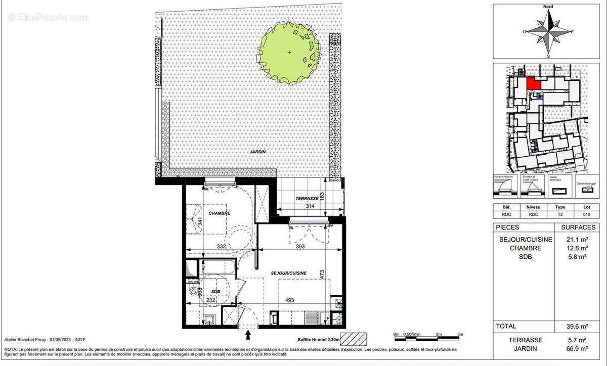 Appartement à SAINT-CYR-SUR-LOIRE