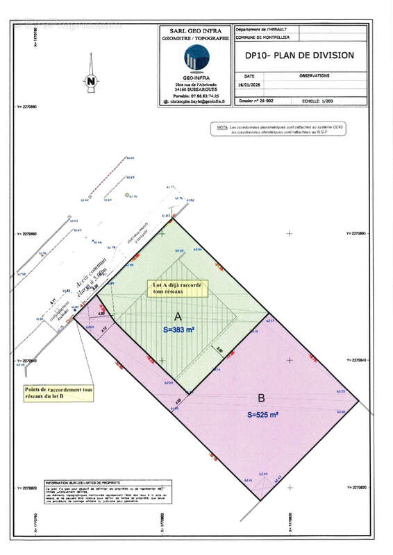 Terrain à MONTPELLIER