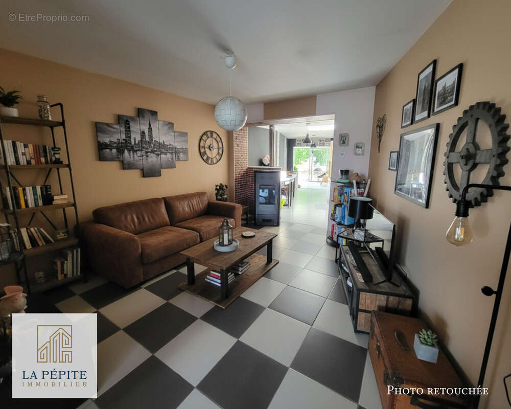 Maison de ville 114 m2 - 2 chambres - 2 bureaux - terrasse et jardin - aulnoye-aymeries - photo 6
