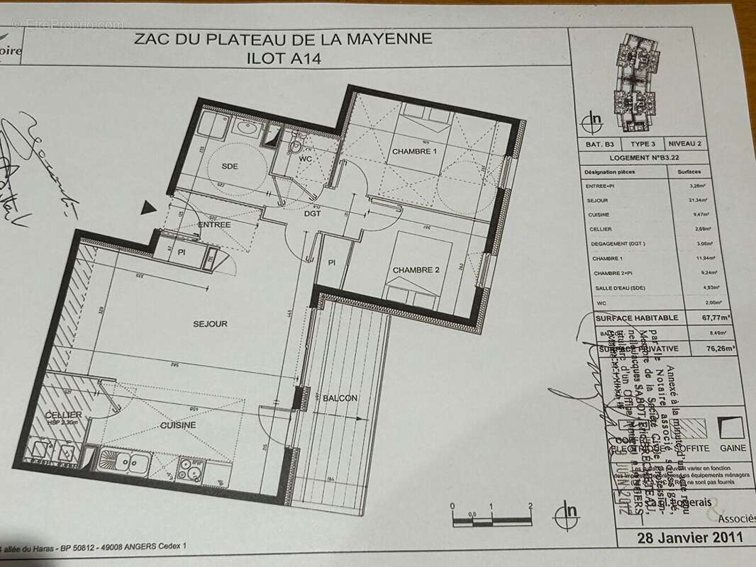 Appartement à ANGERS