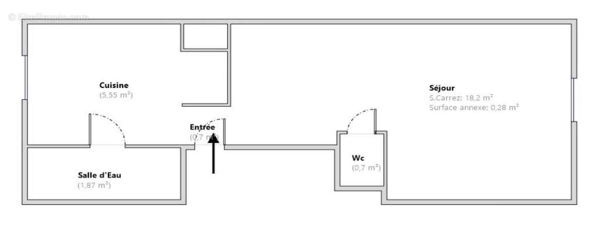 Appartement à MARSEILLE-3E
