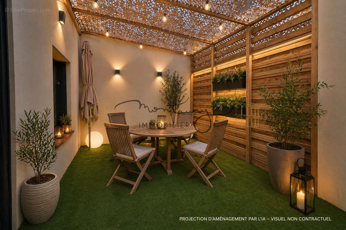 Nimes proche jardins de la fontaine maison contemporaine 134 m2 avec terrasses et garage - photo 12