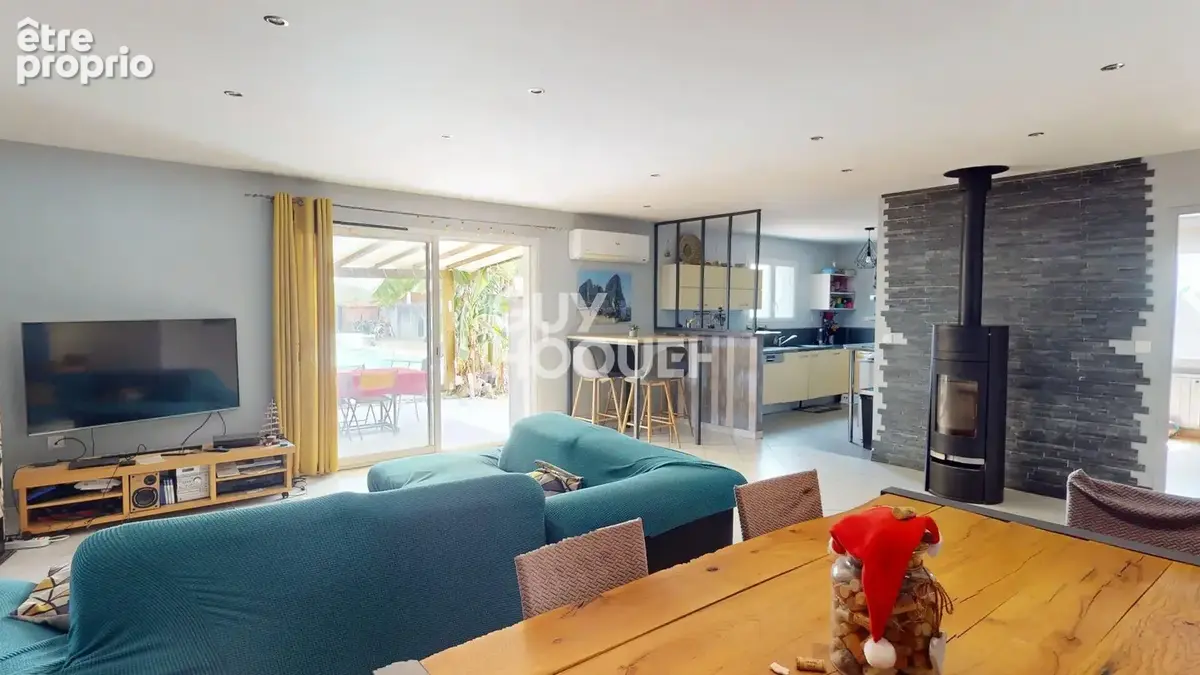 Plain pied, 4 chambres, piscine, au calme - photo 4