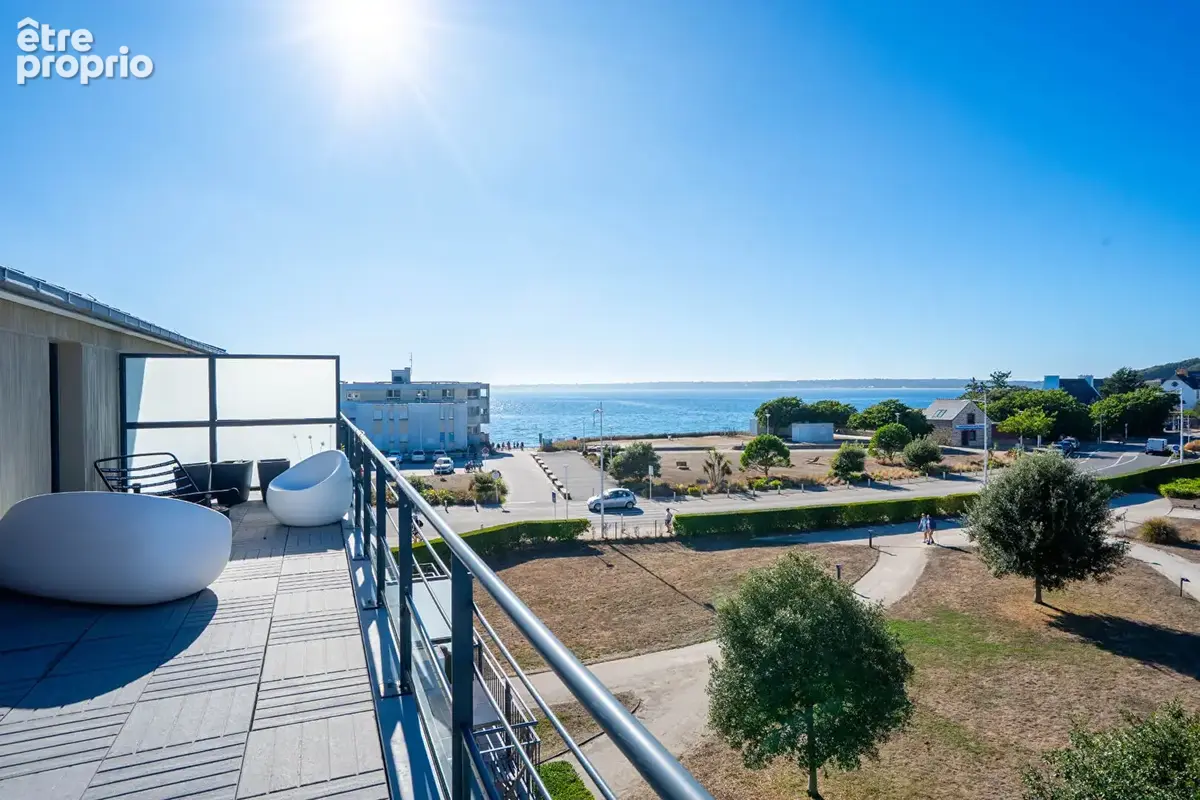 À vendre à Concarneau T3, superbe vue mer Dernier étage, Grande terrasse, Piscine. 2 places de parking - photo 13