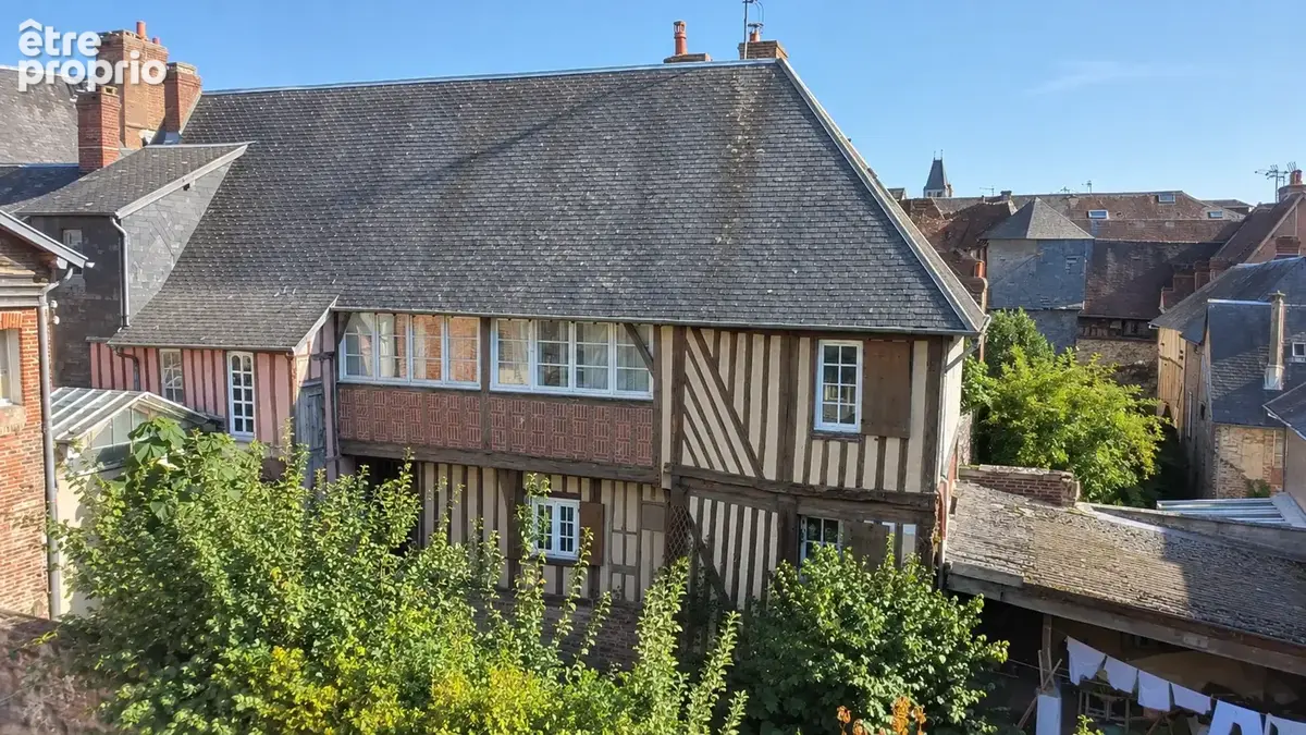 Ensemble de deux maisons avec jardin en plein coeur du centre-ville d'orbec - photo 25