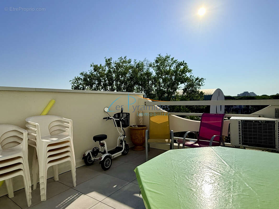 La grande motte - studio avec terrasse et parking - photo 3