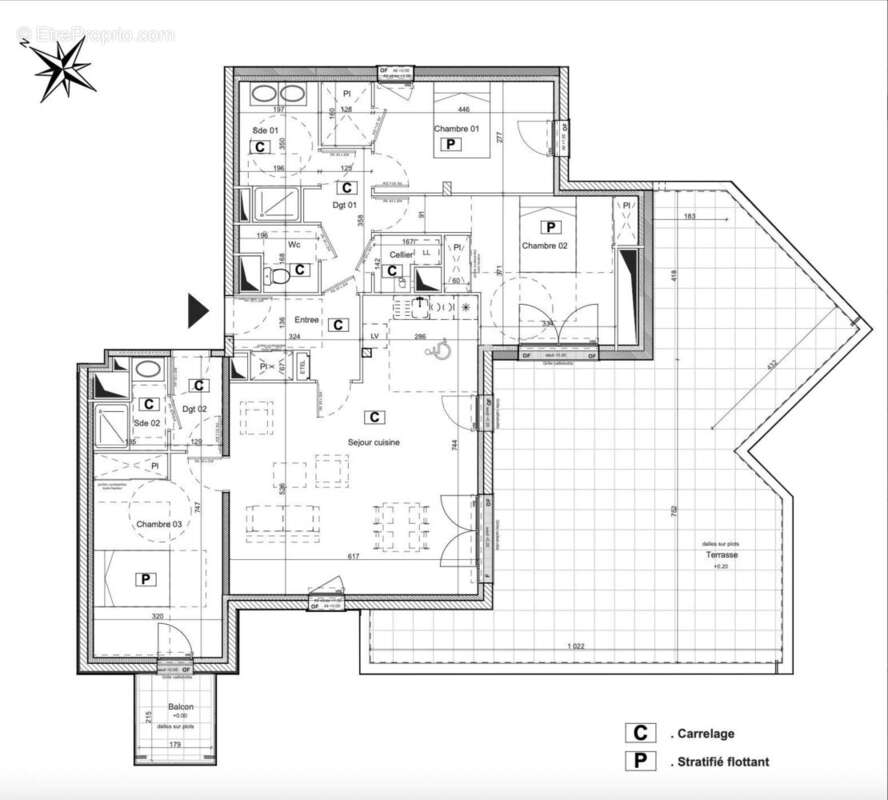 Appartement à SAINT-HERBLAIN