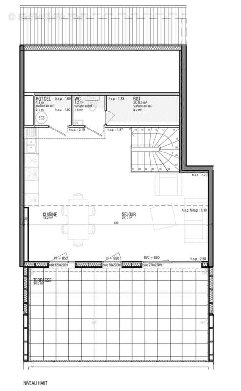 Appartement à LA TOUR-DE-SALVAGNY