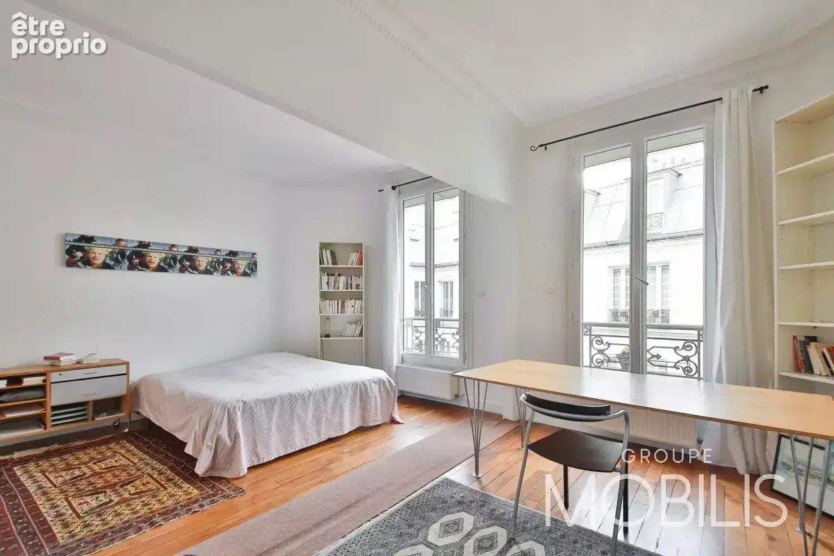 Paris 16 - passy - appartement familial de 103m2 - 2/3 chambres - balcon, etage eleve, lumineux, calme - photo 10