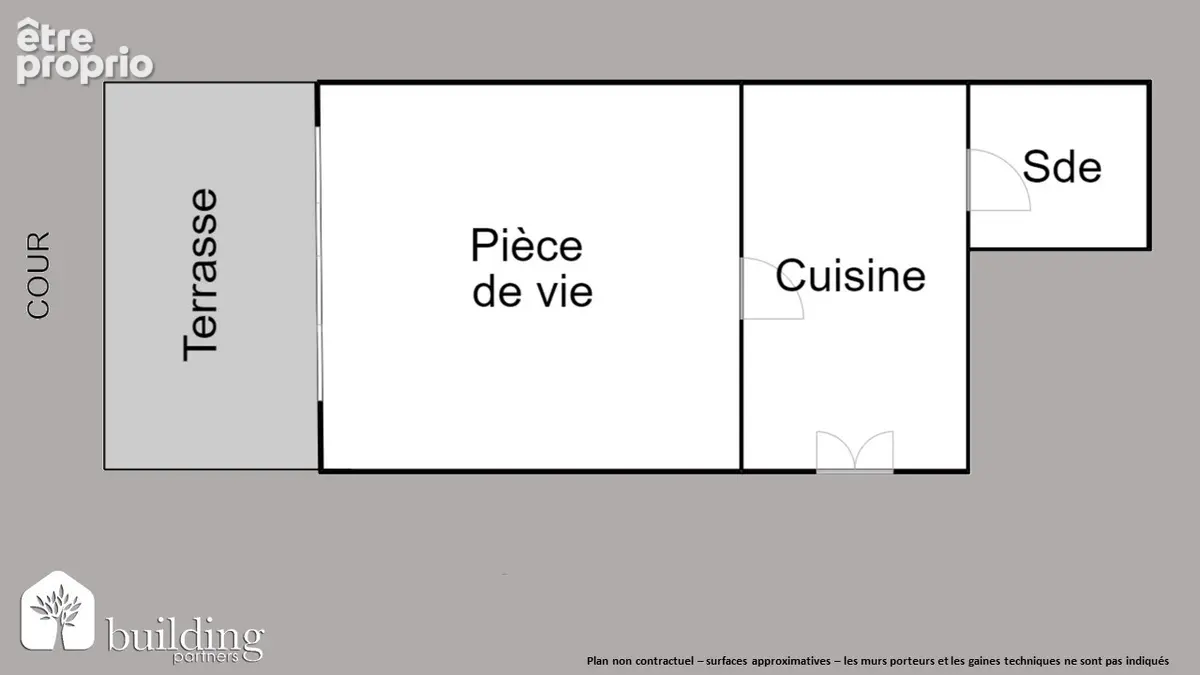 Arc de Triomphe Paris 17ème - Studio 29,40 m² avec 7,35 m² de terrasse - photo 2