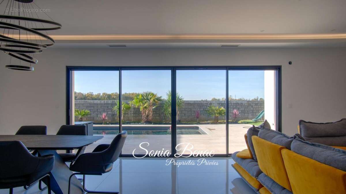 Villa comtemporaine de plain pied - t5 - piscine  - pool house  - double garage - carbonne - photo 8