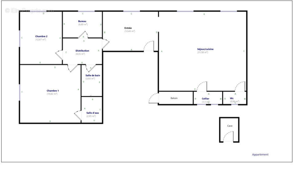 Appartement à LYON-2E