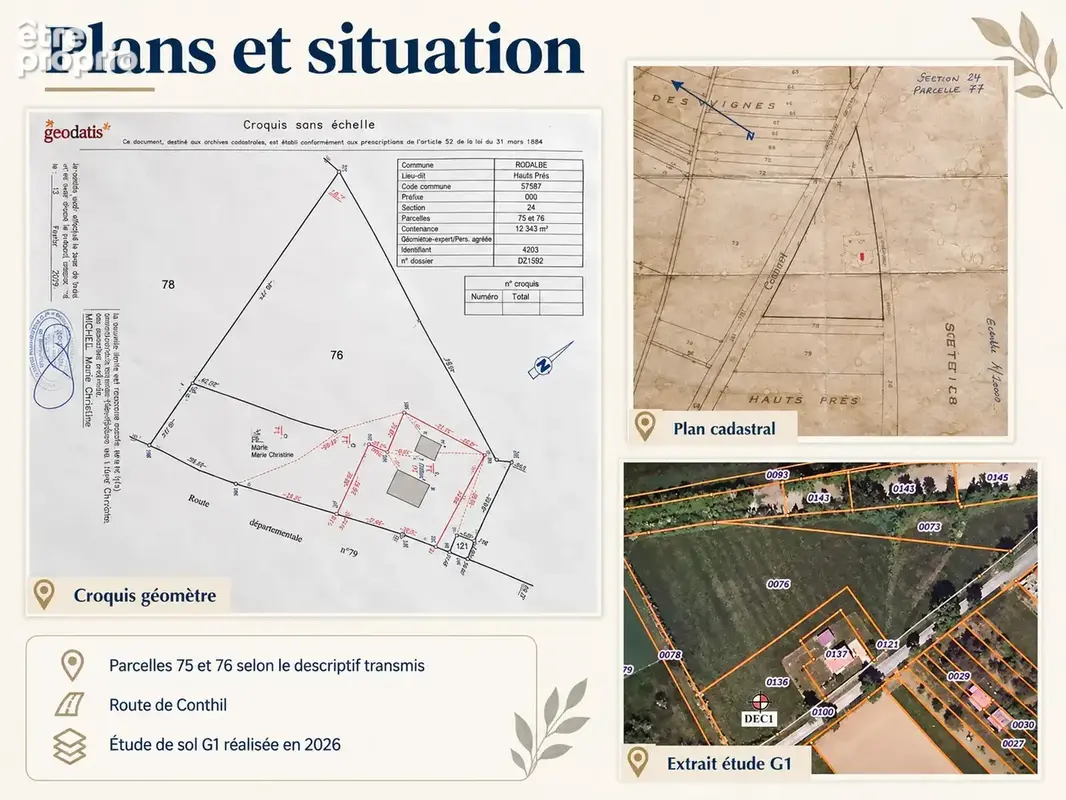 Terrain constructible à Rodalbe - photo 2