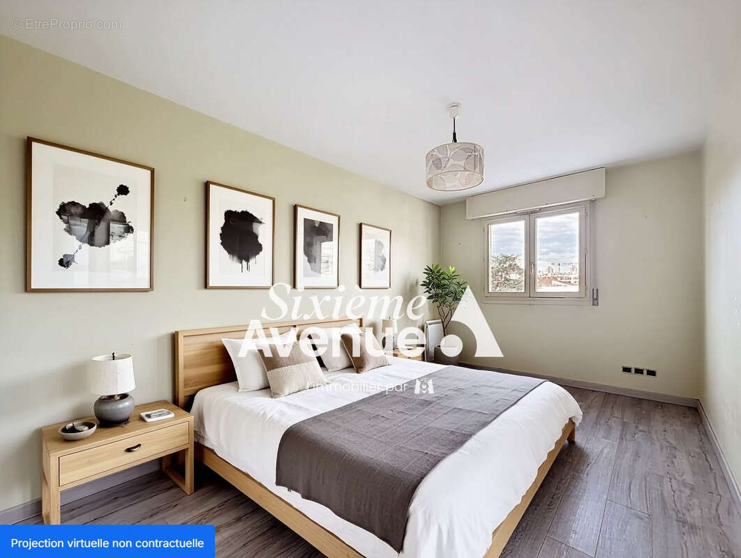 Appartement Villeurbanne Gratte-Ciel 4 pièces 99.70 m2 - photo 7