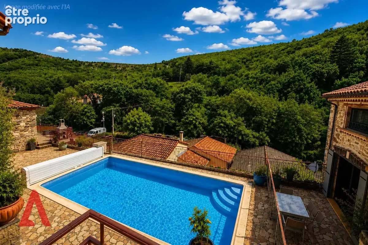 Avène  le coural  complexe touristique de caractère avec 6 logements, piscine & garage  650 000  - photo 2