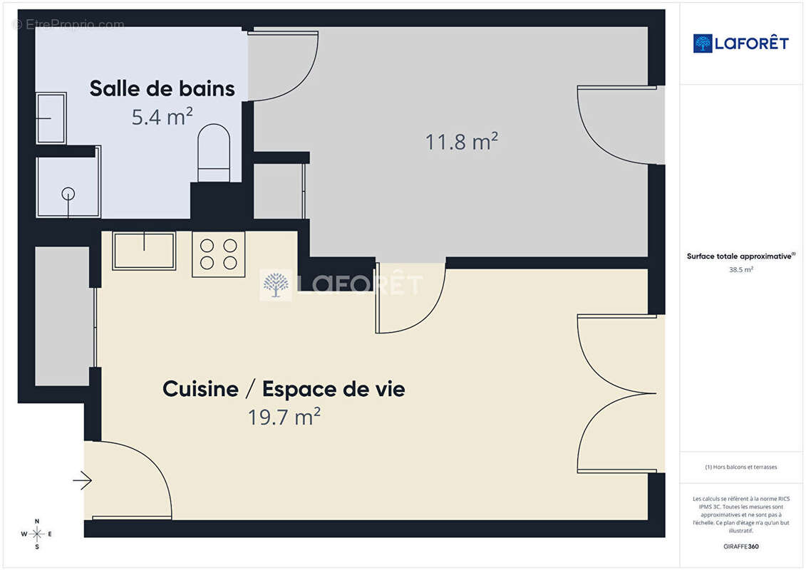 Appartement à PONT-L'ABBE