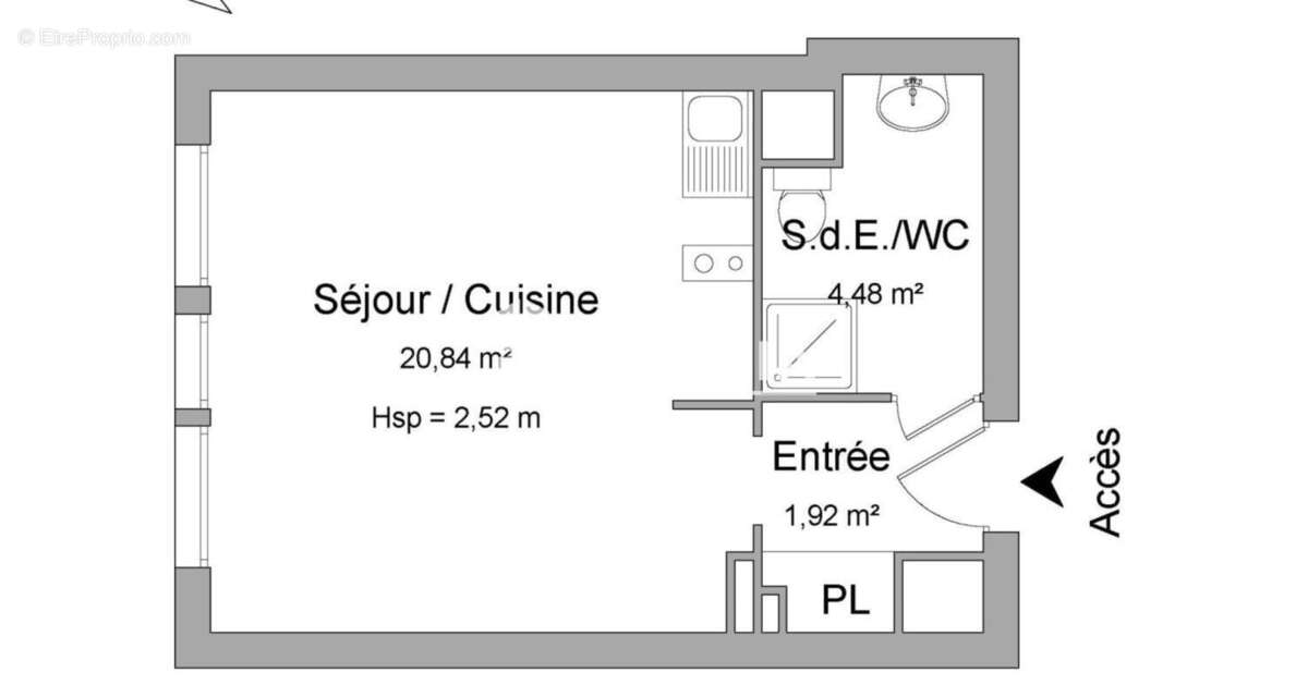 Exclusivité FONCIA, joli T1 de 27.54 m2 avec place de parking privative loué avec un bail commercial - photo 5