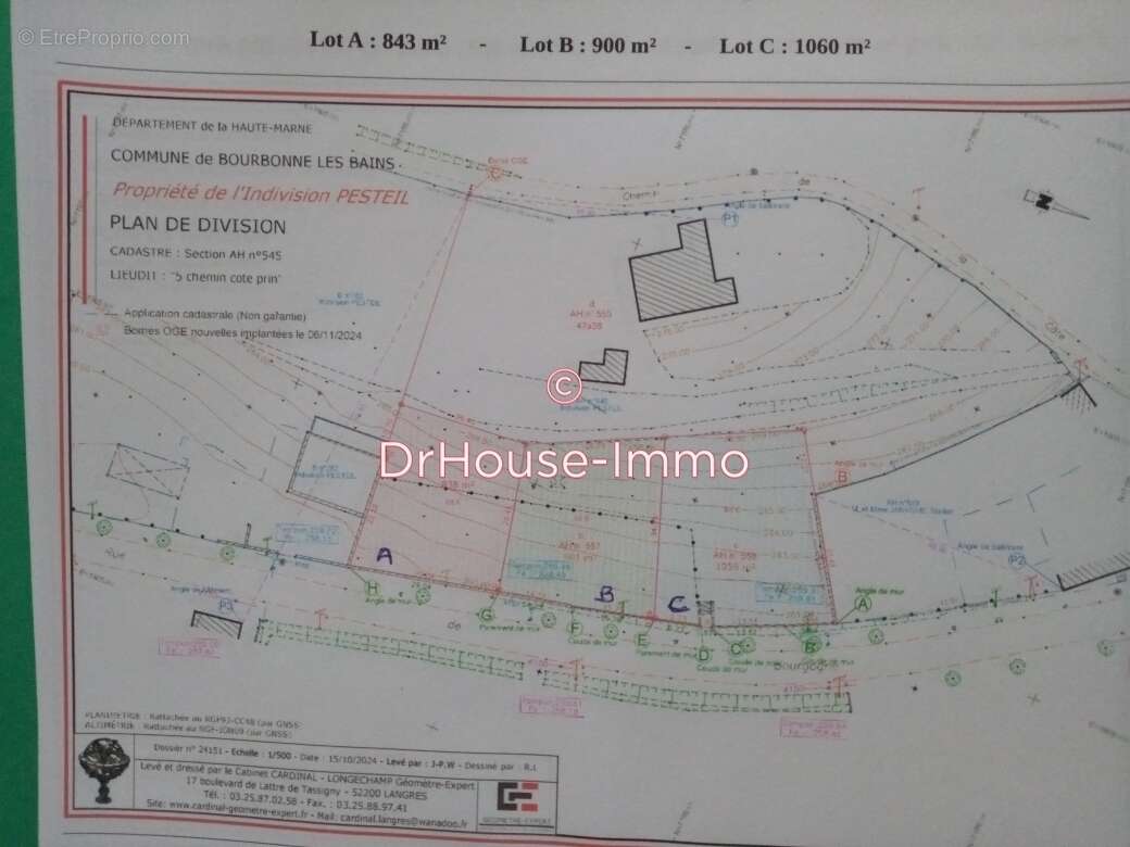 Terrain à BOURBONNE-LES-BAINS