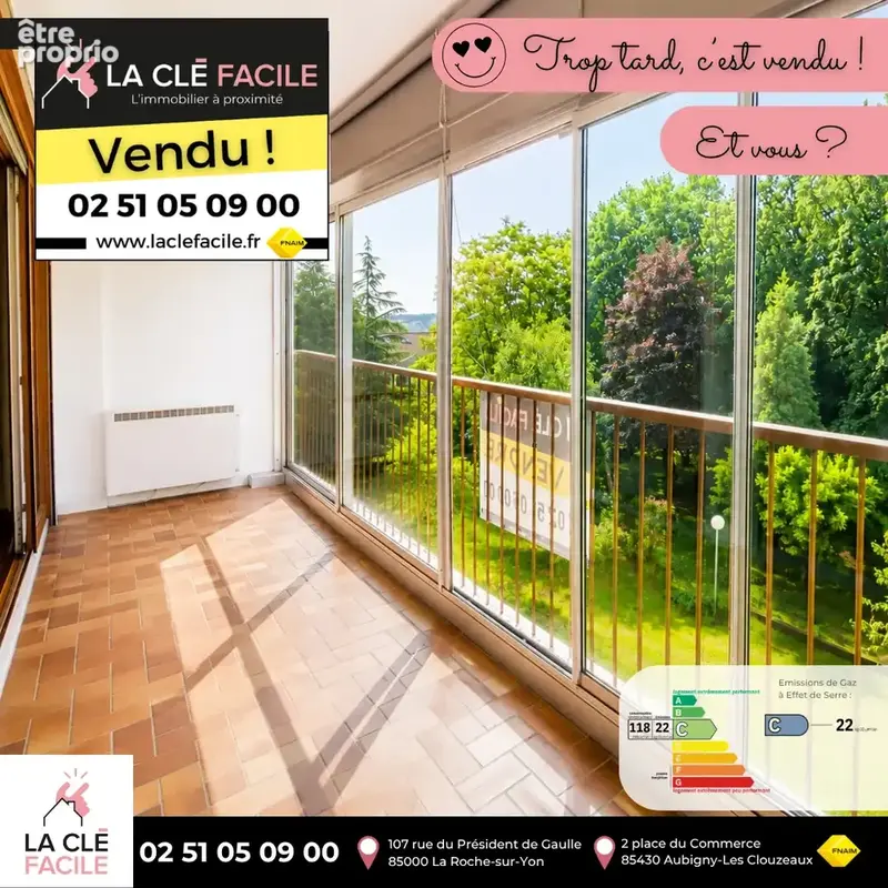 Appartement à LA ROCHE-SUR-YON