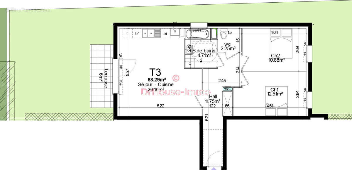 Appartement à SAILLY-SUR-LA-LYS