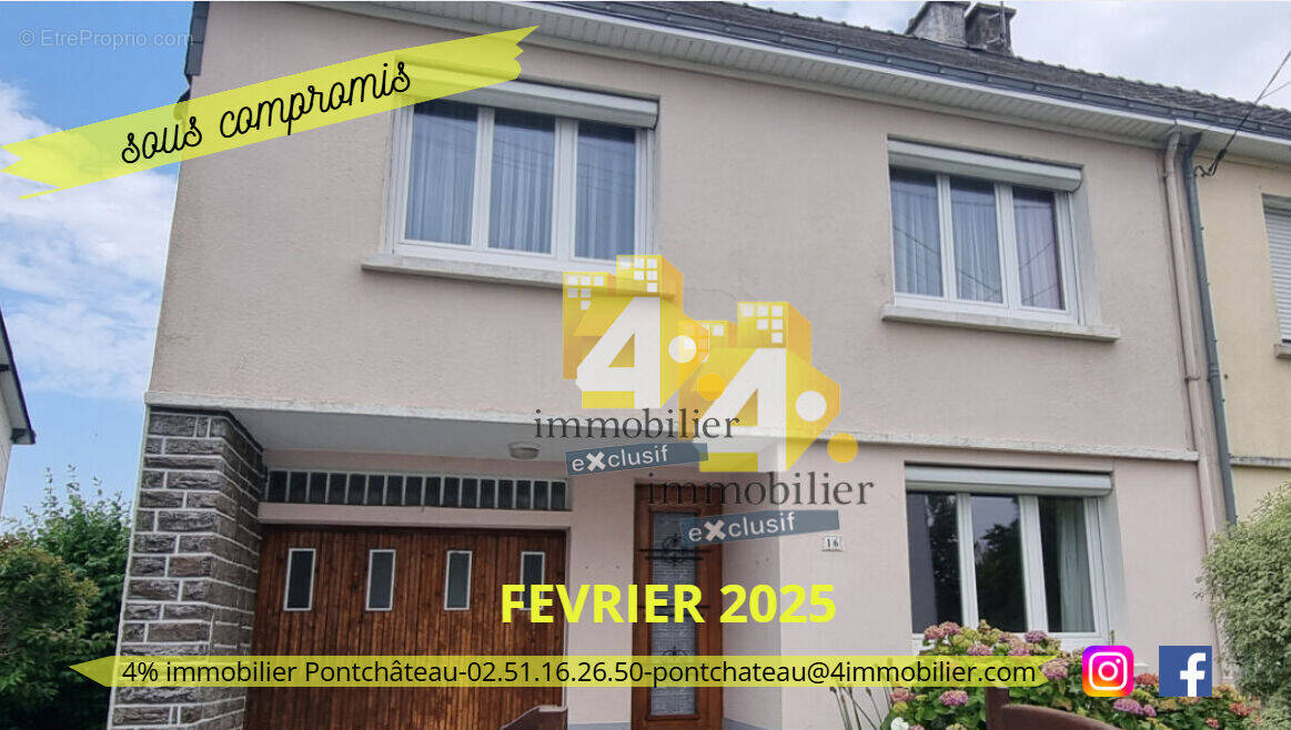 Maison à MONTOIR-DE-BRETAGNE